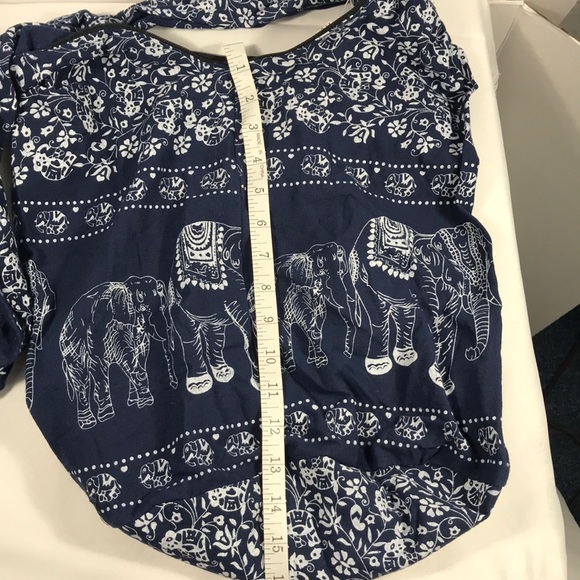 Elephant Bag Hippie Sling Crossbody HoBo Bag NWOT - Picture 5 of 7